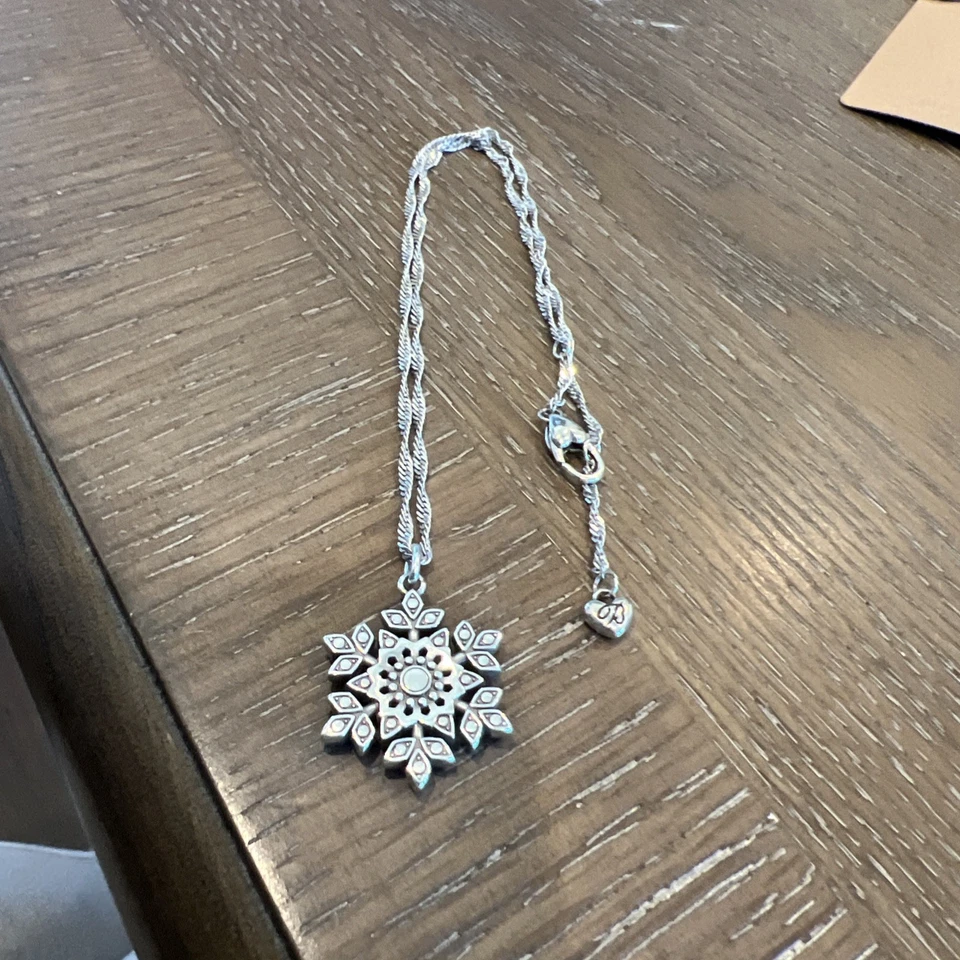 Brighton Glint Snowflake Necklace Retails $68 - Image 4 of 4