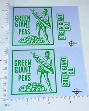 Pair Tonka Green Giant Utility Truck Sticker Set TK-003