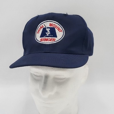 Vintage Raytheon Dual Mount Stinger Missile Strap Back Hat Otto Cap Embroidered