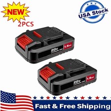 Lithium Ion Rechargeable Battery For Hypermax BAUER 20V Cordless Power Tool 2PCS