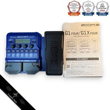 Zoom G1X Four Blue Guitar Effects Processor with Built-In Expression Pedal Rare