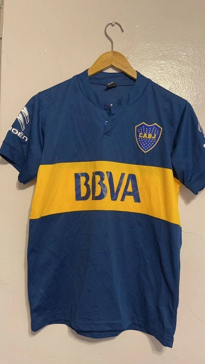  CABJ シャツ XL ネイビー/イエロー Preços baixos em Boca Juniors Azul International Club Camisas de
