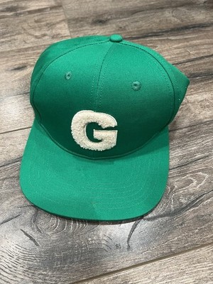 Tyler The Creator Golf Wang Strapback Hat Green White Fuzzy Stitched G