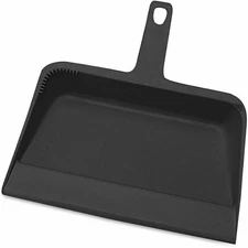 Genuine Joe, GJO02406, Heavy-duty Dust Pan, 1 Each, Black