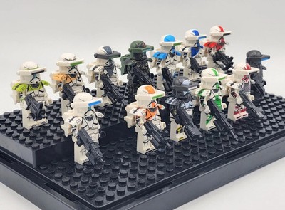 TWO CUSTOM Star Wars Clone Commandos RANDOM PICK Brick Minifigure