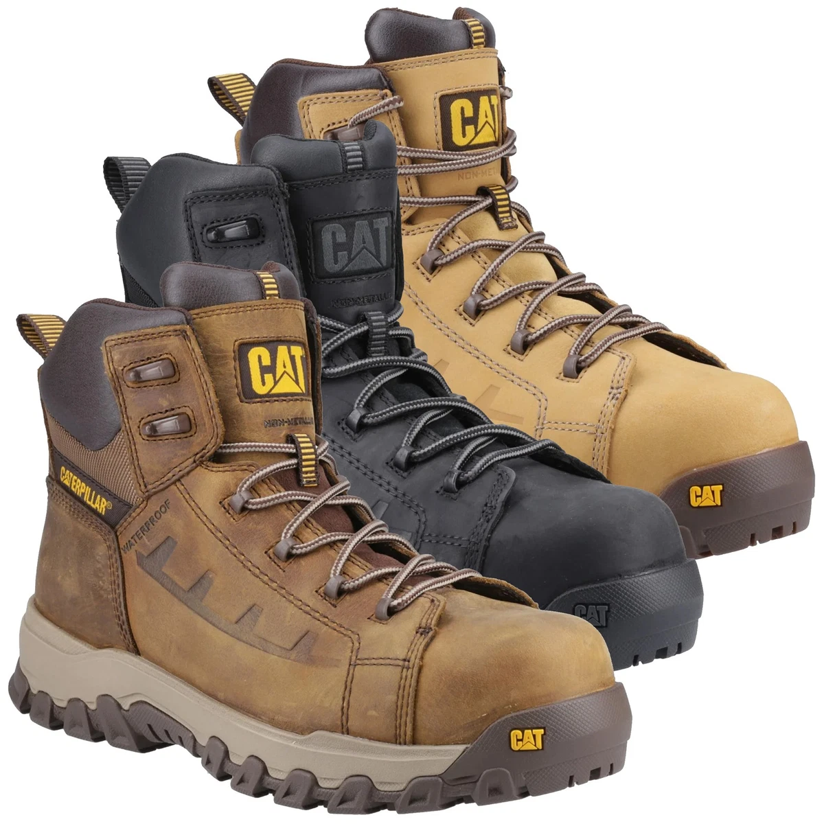 Caterpillar Men's Charge Steel Toe Boots P91266 SR/EH/ST NIB