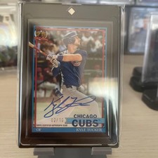 [Limited to 10 pieces worldwide] Kyle Tucker On Card Auto Cubs Dodgers