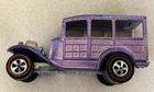 Vtg. 1968 Hot Wheels Redline Classic 31 Ford Woody Diecast Purple Toy Car