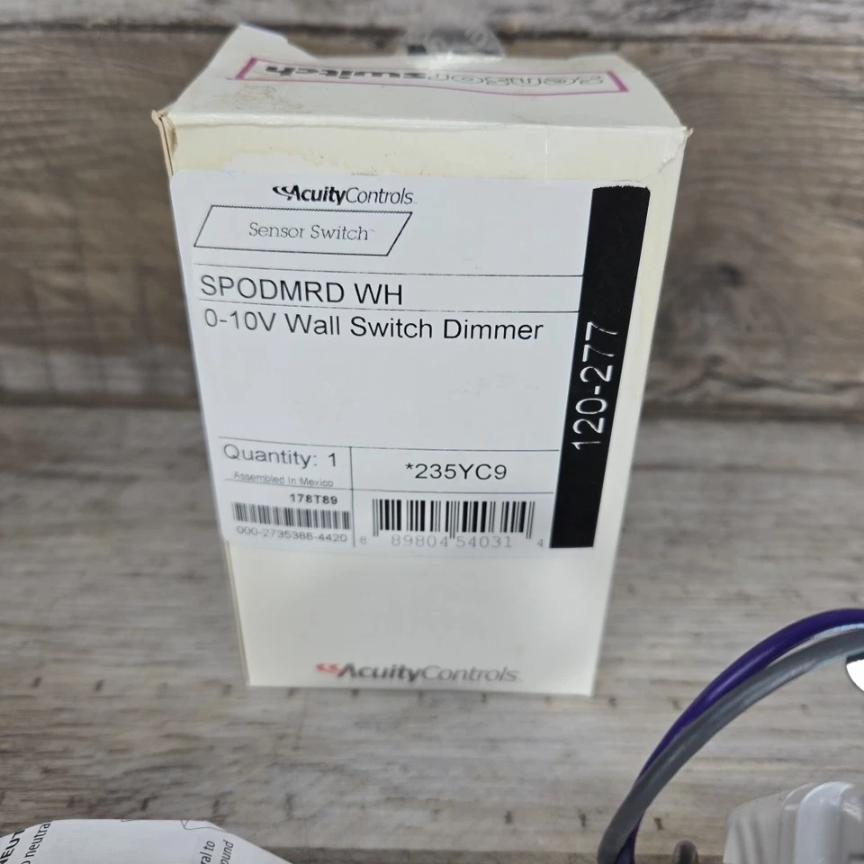 SENSOR SWITCH SPODMRD WH Wall Switch Dimmer 0 - 10V Acuity Controls New/unused - Image 3 of 3