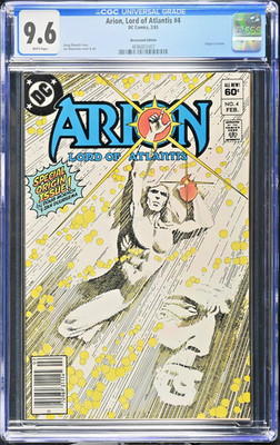 Arion, Lord of Atlantis #4 CGC 9.6 NM+ NEWSSTAND 1982 DC Comics Origin Story NEW