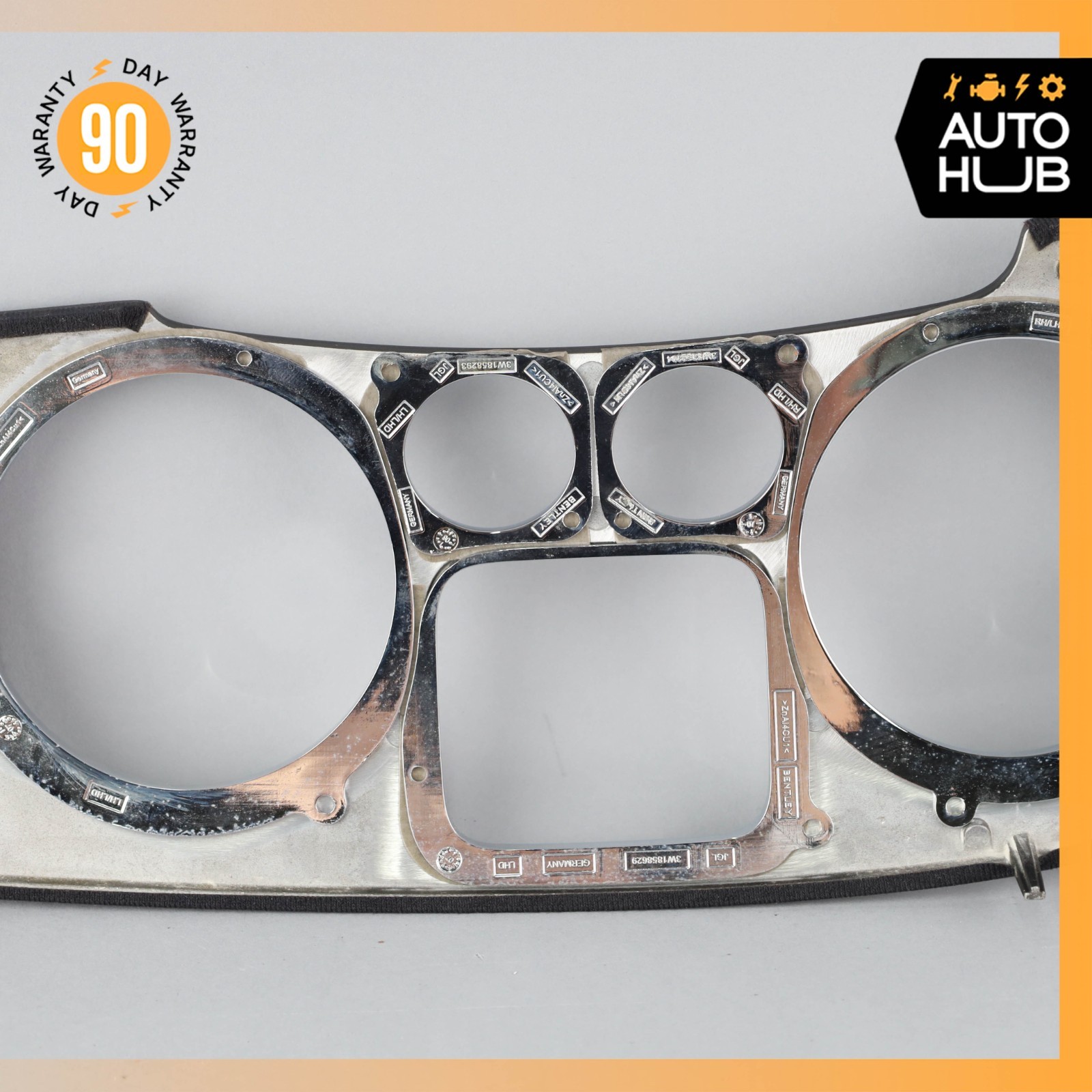 03-13 Bentley Continental GTC GT Dash Panel Speedometer Bezel Trim OEM 19k