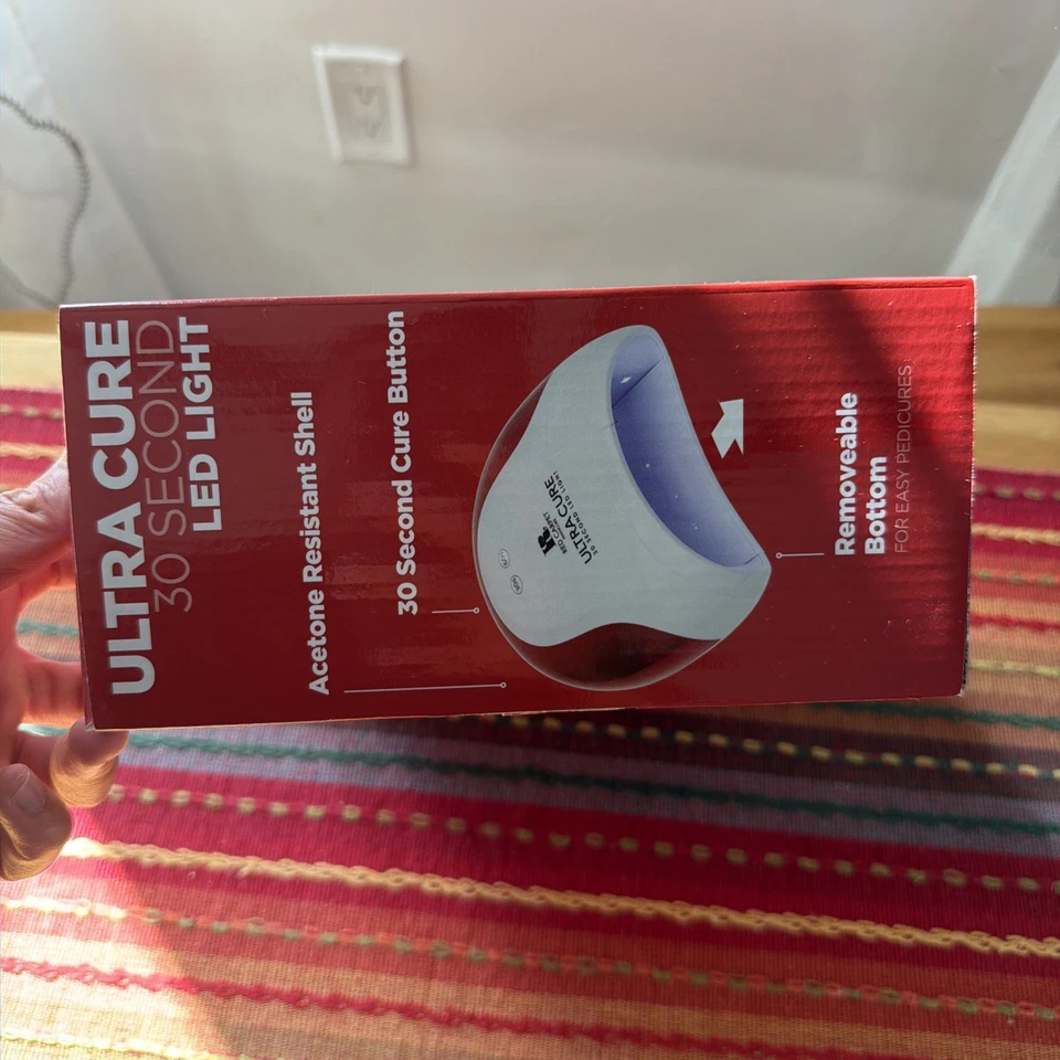 遥控红地毯美甲 RCM Ultra Cure 30 沙龙 LED 凝胶指甲油光固化... — 第 3/4 张图片