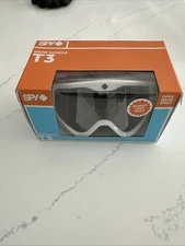 Spy T3 White Snow Goggles With Extra Lens