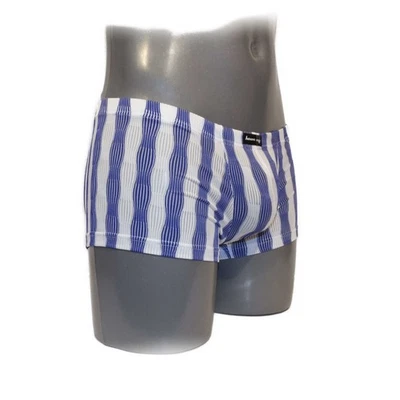Boxer homme avec poche à renflement et rayures (L) - Photo 1/4