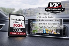 AUDI A1,A2,A3,A4,A5,A6,A7,A8, 4G C7 NAVIGATION UPDATE EUROPA 2026 + CarPlay NEU!