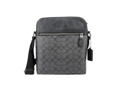 Coach Houston Leather Flight Bag Crossbody