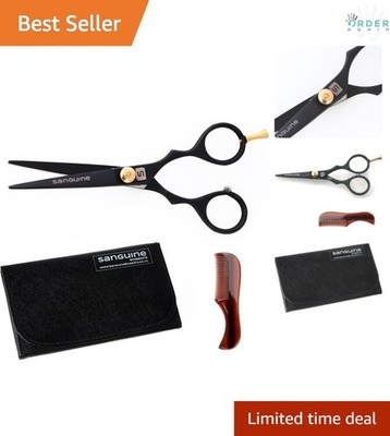 Japanese Mustache Beard Scissors Alloy Steel 4.5in Sharp Trimming Precision