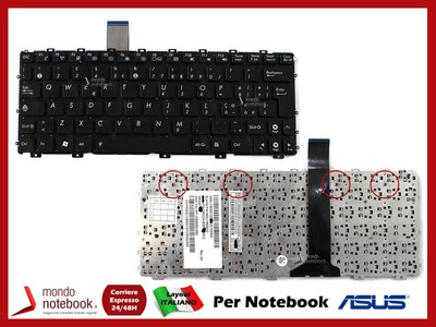 Tastatur Ita KB4015 Schwarz ASUS Eee PC 1015P, 1015PD, 1015PDG, 1015PE, 1015PED