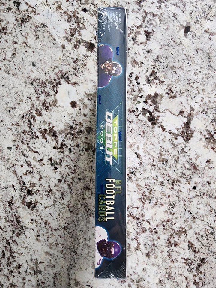 2001 Topps Debut Football Factory Sealed Hobby Box -Drew Brees RC, Autos, Relics - Image 4 of 4