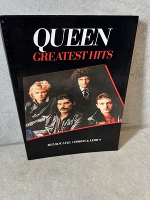 Queen Greatest Hits Notenbuch Melodie Linie Akkorde Text 1992 IMP