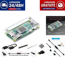 Boîtier acrylique GeeekPi pour Raspberry Pi Zero Zero W Kit accessoires