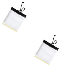 2 PIEZAS Bolsa de Viaje Impermeable Documento Exterior Mapa Bolsa Autosellante