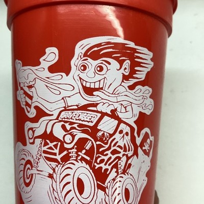 Monster Jam Digger s Diner Cup Grave Digger Red Cup Only At Diner Very Rare