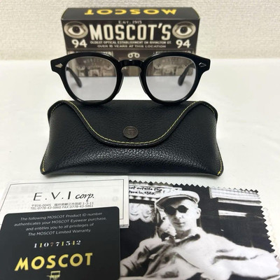 MOSCOT LEMTOSH JAPAN LIMITED XIII 46 24-145 SUNGLASSES GRAY MOSCOT LEMTOSH JAPAN LIMITED XIII 46 24-145 SUNGLASSES GRAY