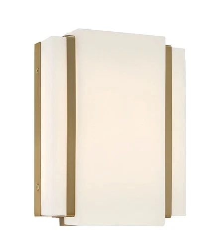Minka Lavery 224-L Tanzac 10" Tall LED Wall Sconce - Brass - Picture 1 of 3