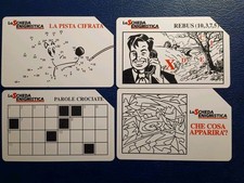 Schede Telefoniche Nr. 4 G "La Settimana Enigmistica" Anno 2002