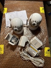 Lot of 2 Infant Optics DXR-8 Video Add On Cameras with Power Adapters