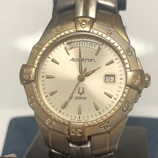 Accutron Men’s Watch 200meter WR! Screw Down Crown. Sapphire Crystal! NICE!