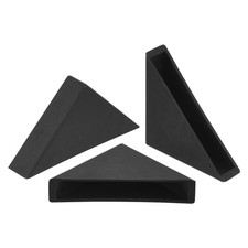 50Pcs Corner Protectors 8x50mm Plastic Right Angle Corner Guards Cushion Black,