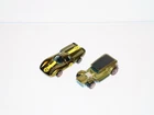 REDLINE HOT WHEELS LOT OF 2 OLIVE CARS: LOLA & DEMON NM NO TONING