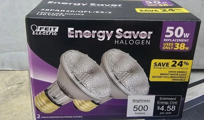 Feit Electric 38W Bulb - Pack of 2 (38PAR20/QFL/ES/2)