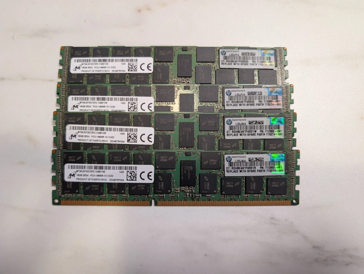 64 GB Total Capacity DDR3 SDRAM Computer Memory (RAM) for sale - eBay