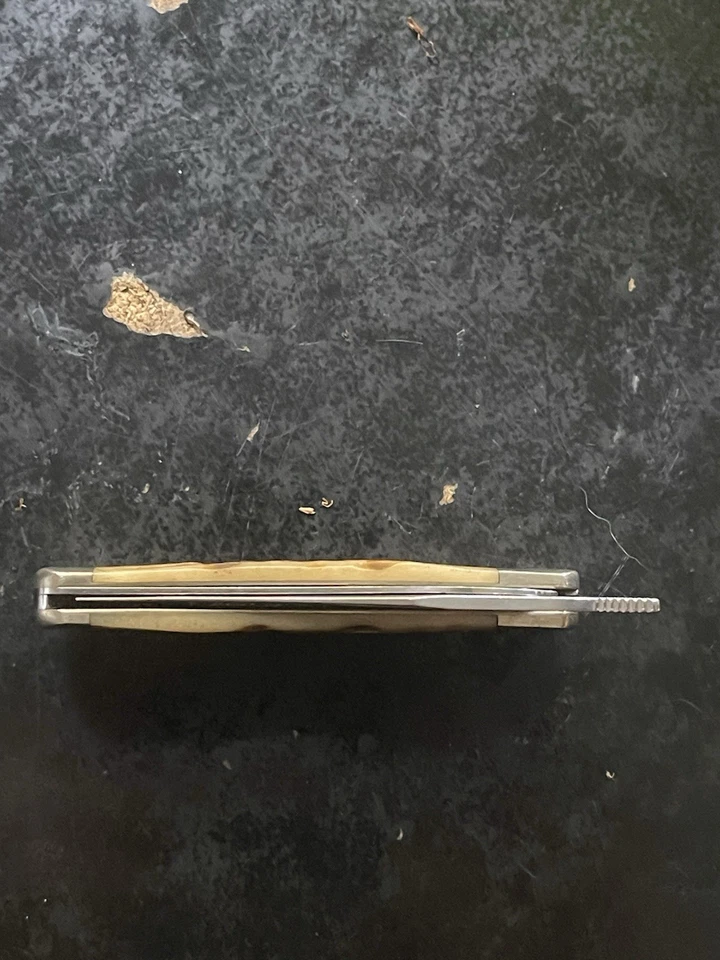 Case Russlock 61953L Folding Knife Stainless Steel, Amber Bone Handle - Image 4 of 4