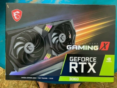 NEW MSI GeForce RTX 3060 Gaming X 12GB GDDR6 Graphics Card 