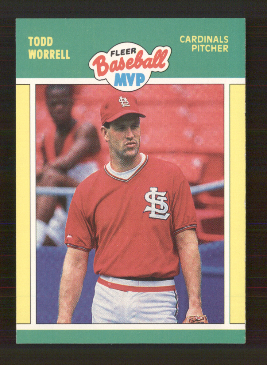 1989 Fleer Baseball MVPs #44 Todd Worrell