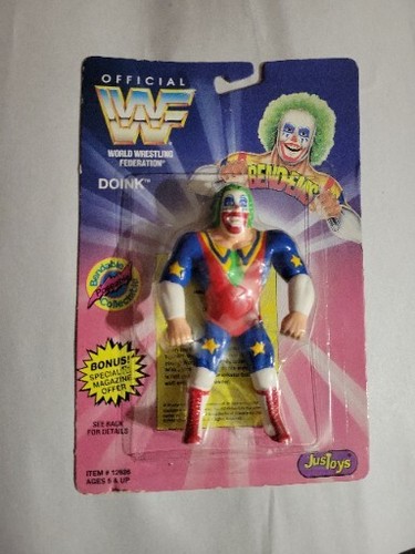 VINTAGE 1994 WWF WWE BEND EMS - DOINK  FIGURE SEAL...