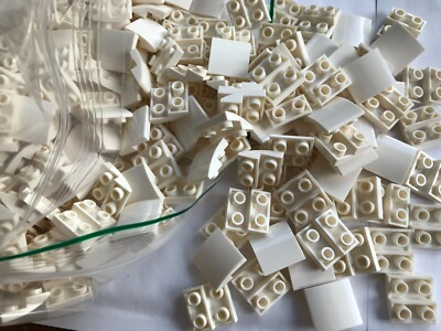 LEGO-NEW-#32803-WHITE-SLOPE CURVED 2 X 2 INVERTED-20 PIECES