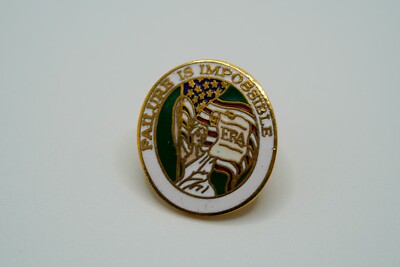 Enamel ERA FAILURE IS IMPOSSIBLE PIN 2.2cm