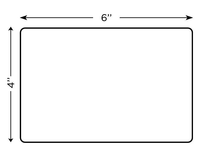 4 Rolls 4x6 Direct Thermal Shipping Labels - 250 per roll - 1000 labels - Image 4 of 4