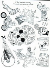 Unmounted Rubber Stamp Plate, Unmounted/Uncut Rubber Stamps, Skeletons