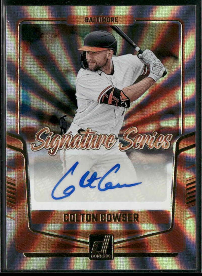 2024 Donruss #SS-CC Colton Cowser Signature Series Laser