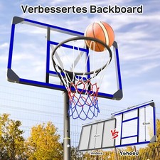Kinder Basketballständer Basketballkorb 147-260 cm Einstellbare mit Ständer DE