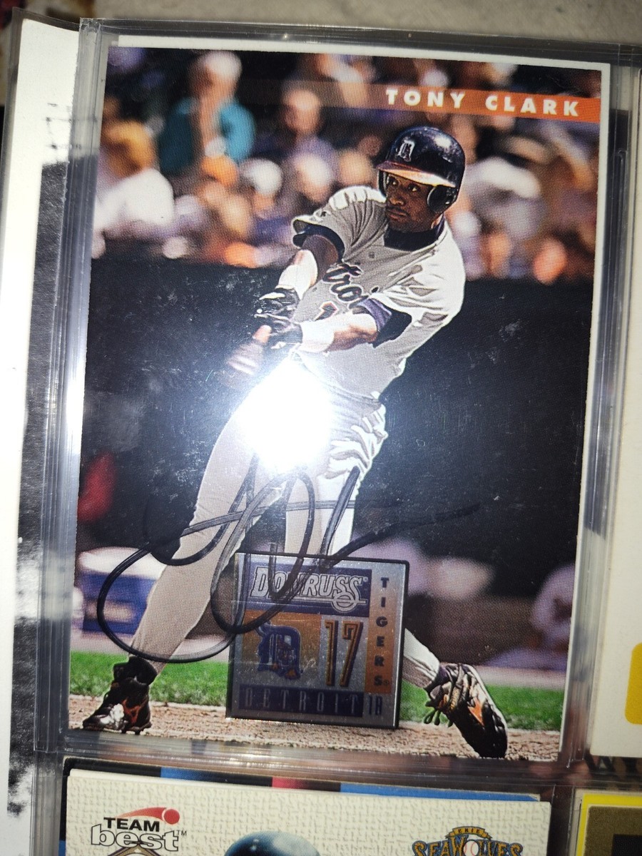 Tony Clark Mlb Player Association Detroit Tigers Autograph | eBay