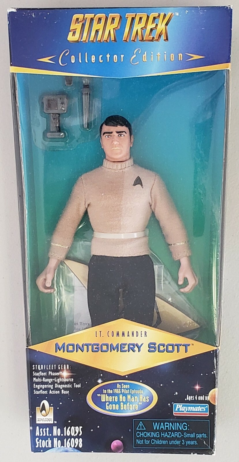 STAR TREK LT. COMMANDER MONTGOMERY SCOTT EPISODE "WHERE NO M