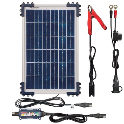 Optimate Solar Duo 10W, TM522-D1, 6-Step 12V / 12.8V 0.83A Weatherproof Solar...