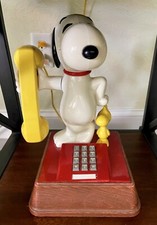 Vintage Snoopy and Woodstock Phone Telephone Model TMBF 8010 1958/1966 Orig Box